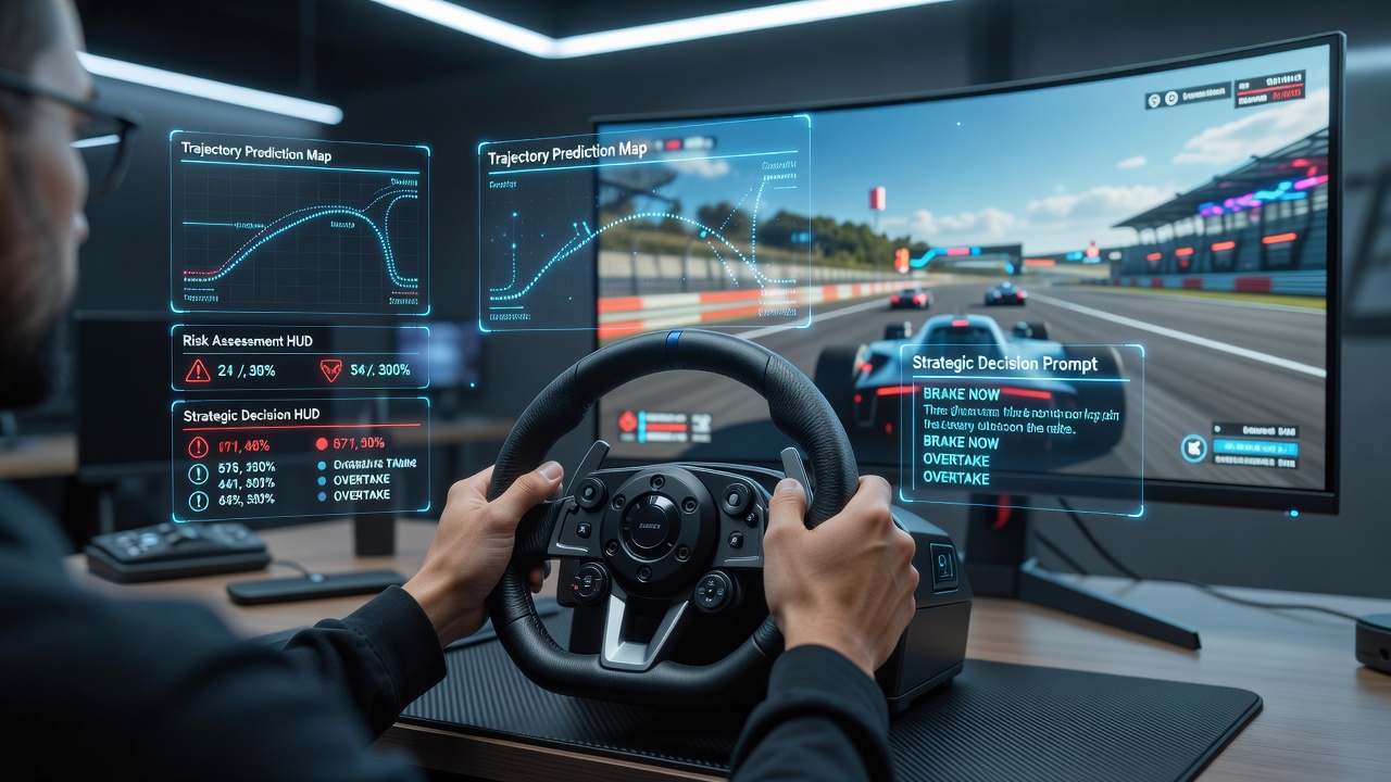 Decision-Making with AR in Remote Wheel Gaming