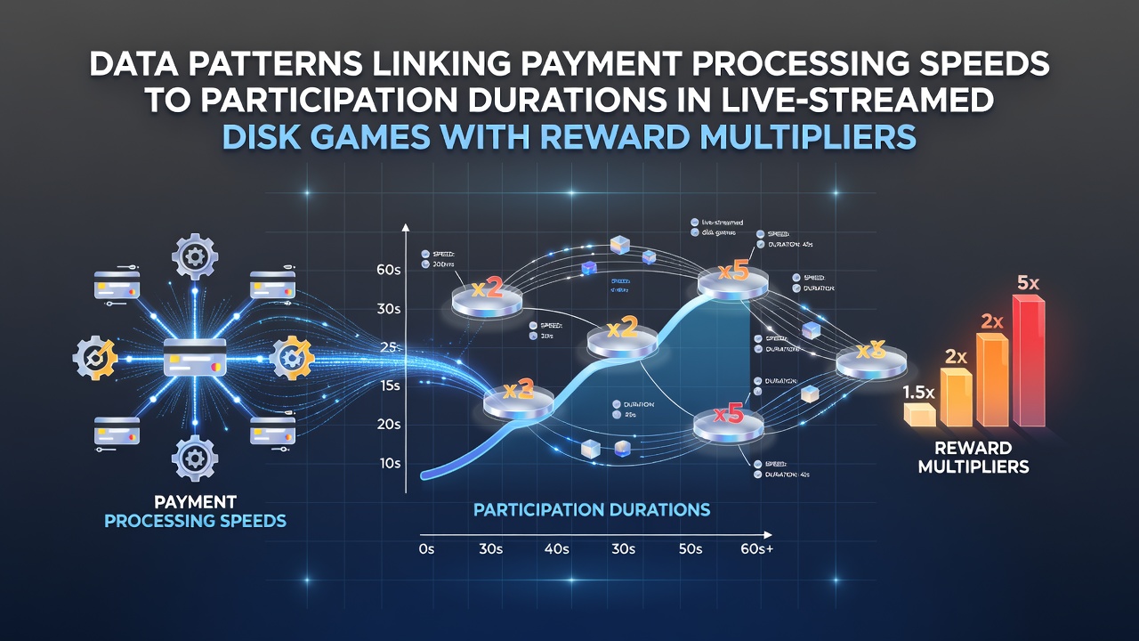Visualisierung von Datenmustern bei Zahlungsverarbeitung und Spielteilnahme in Live-Streamed Disk-Spielen