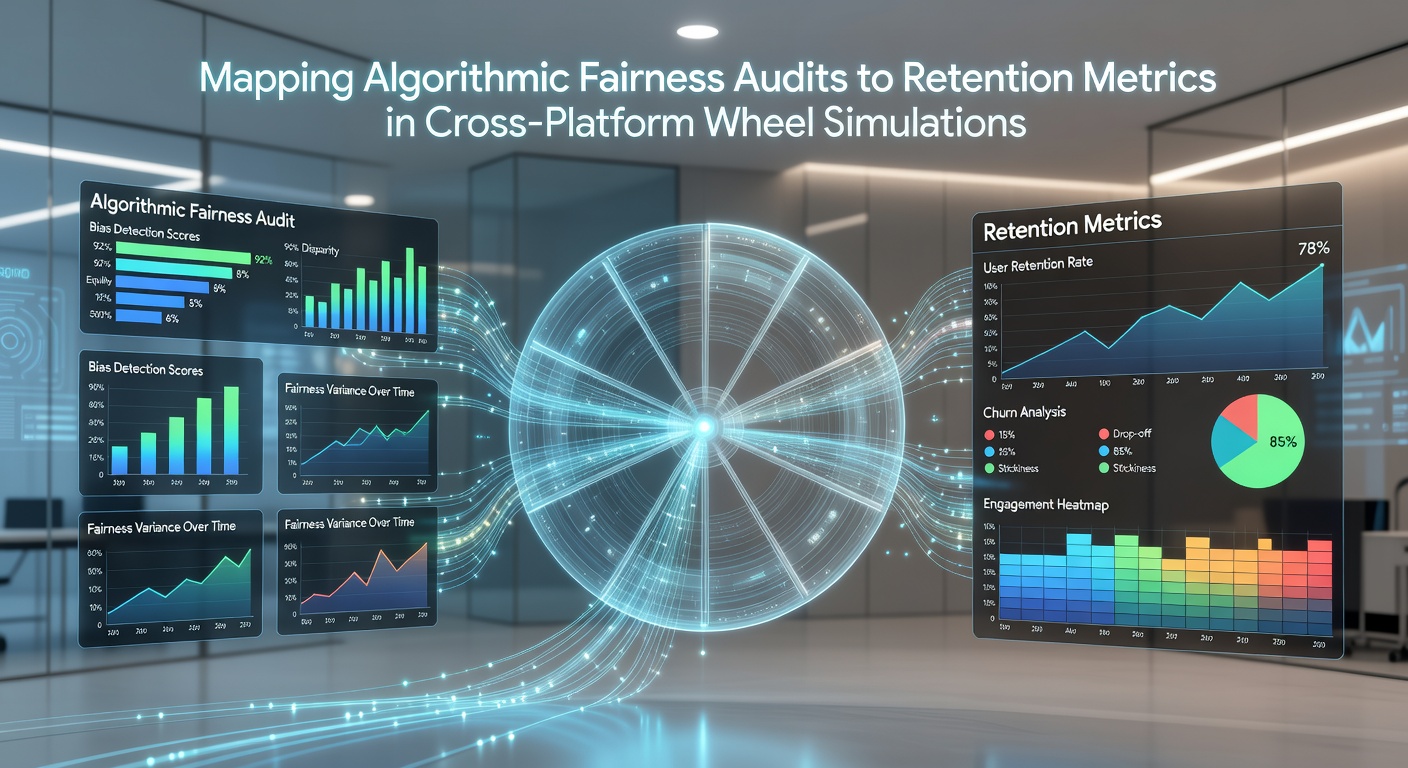 Diagramm zur Verbindung von Fairness-Audits mit Retention-Daten in Wheel-Simulationen